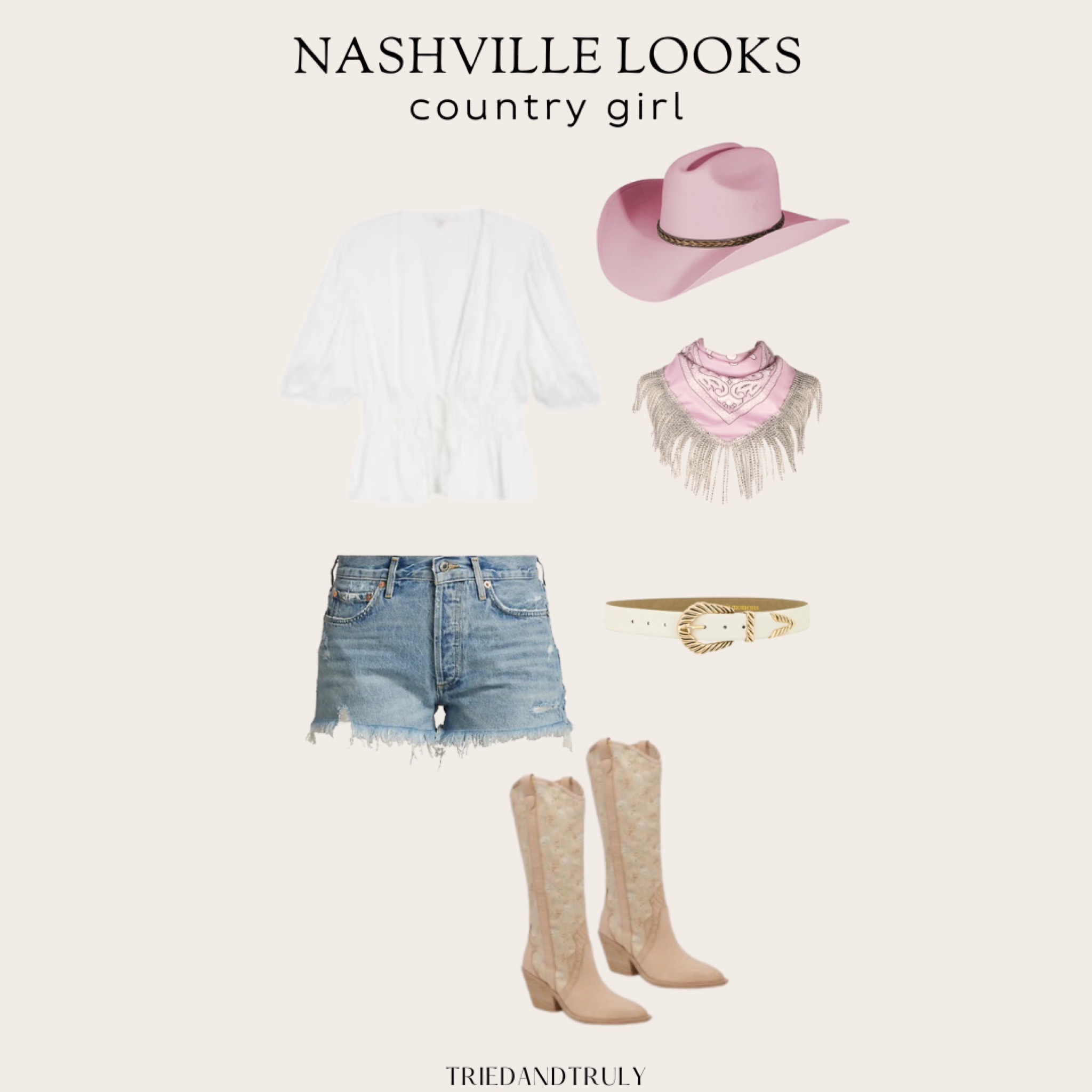 Nashville or Country Concert Outfits 

Perfect for a Bachelorette party, festival, or spring and summer fun! 

#LTKstyletip #LTKshoecrush #LTKFestival