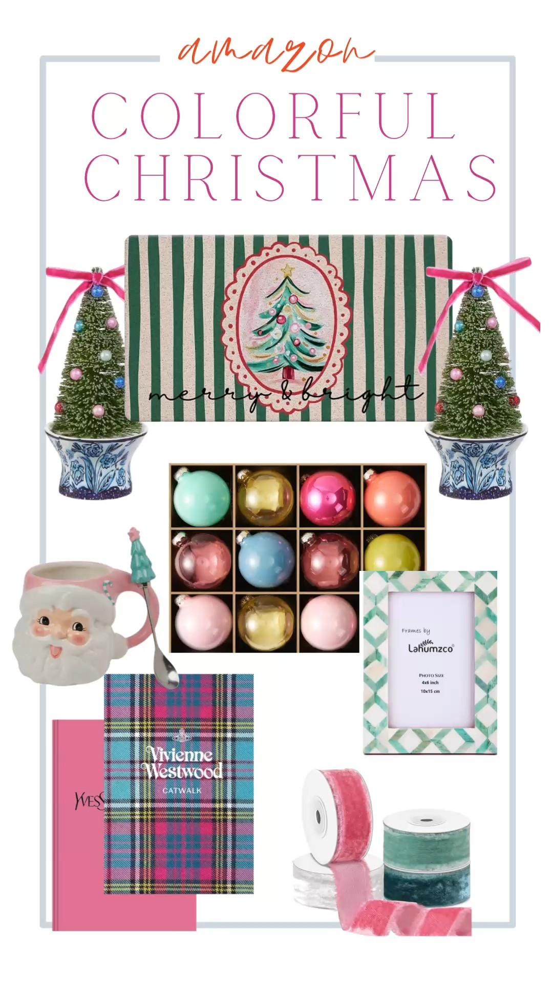 Colorful, whimsical Christmas finds from Amazon 