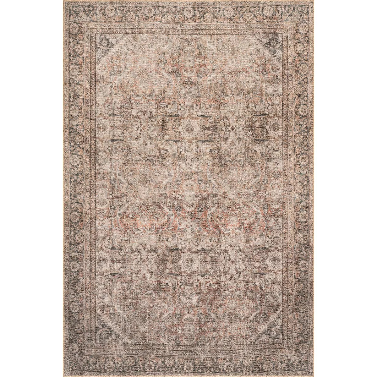 Nuloom Hillstone Collection Deka Traditional Vintage Medallion Area Rug | Target
