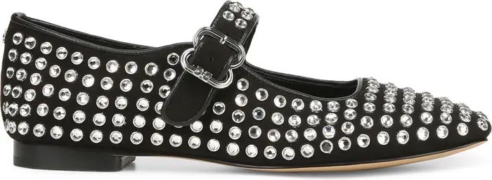 Michaela Rhinestone Mary Jane Flat (Women) | Nordstrom