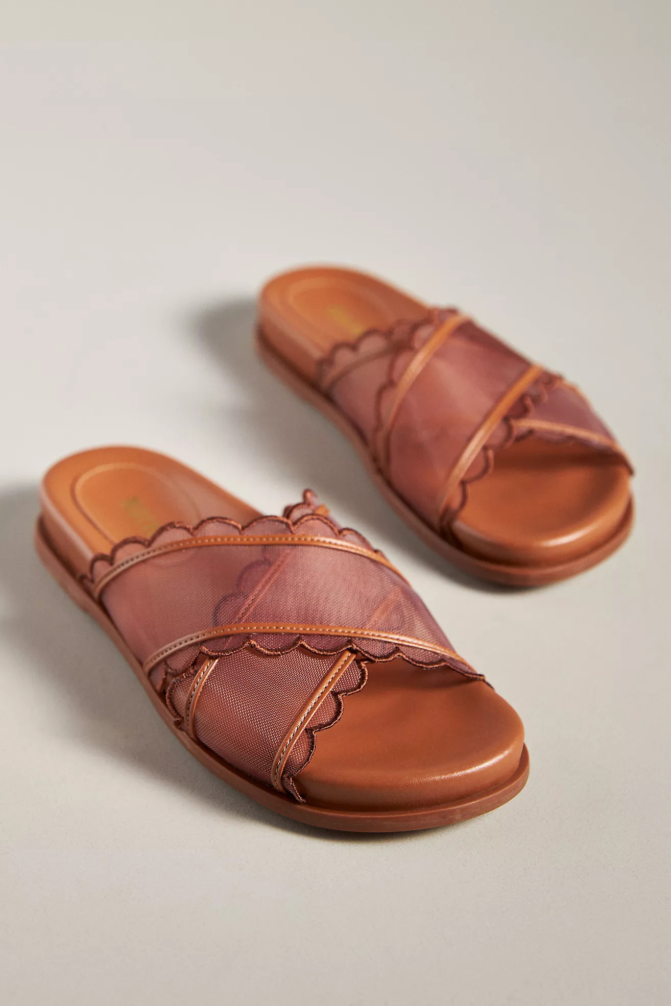 Maeve Scallop Banded Sandals | Anthropologie (US)