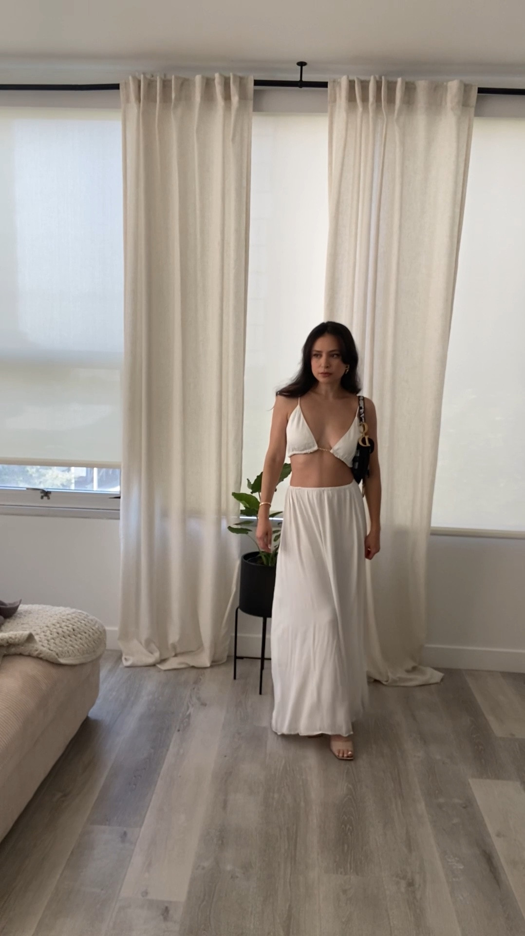 white meshki dress for brunch 🤍 

#LTKStyleTip #LTKBeauty #LTKSummerSales