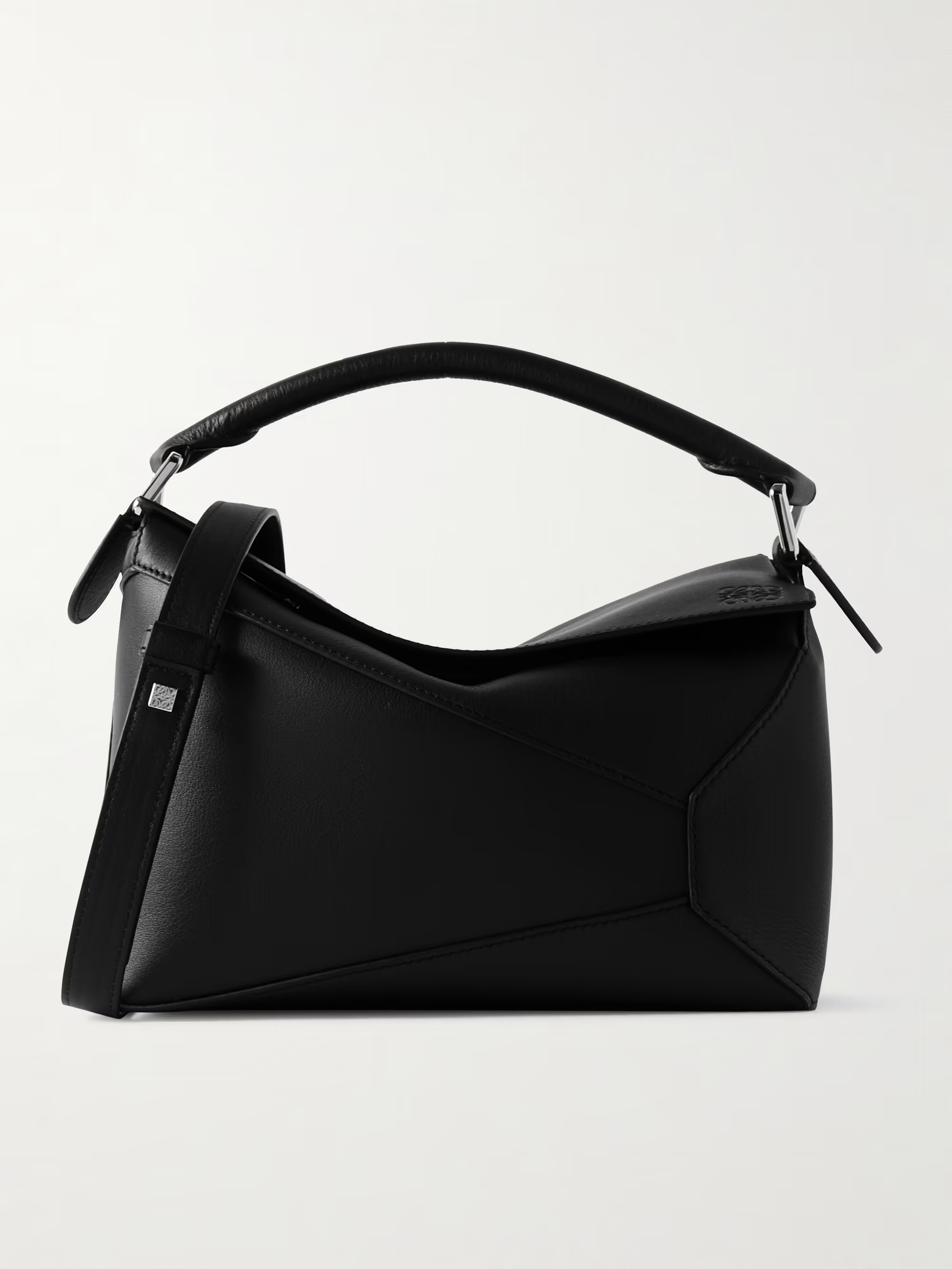 Puzzle Edge small textured-leather shoulder bag | NET-A-PORTER (UK & EU)