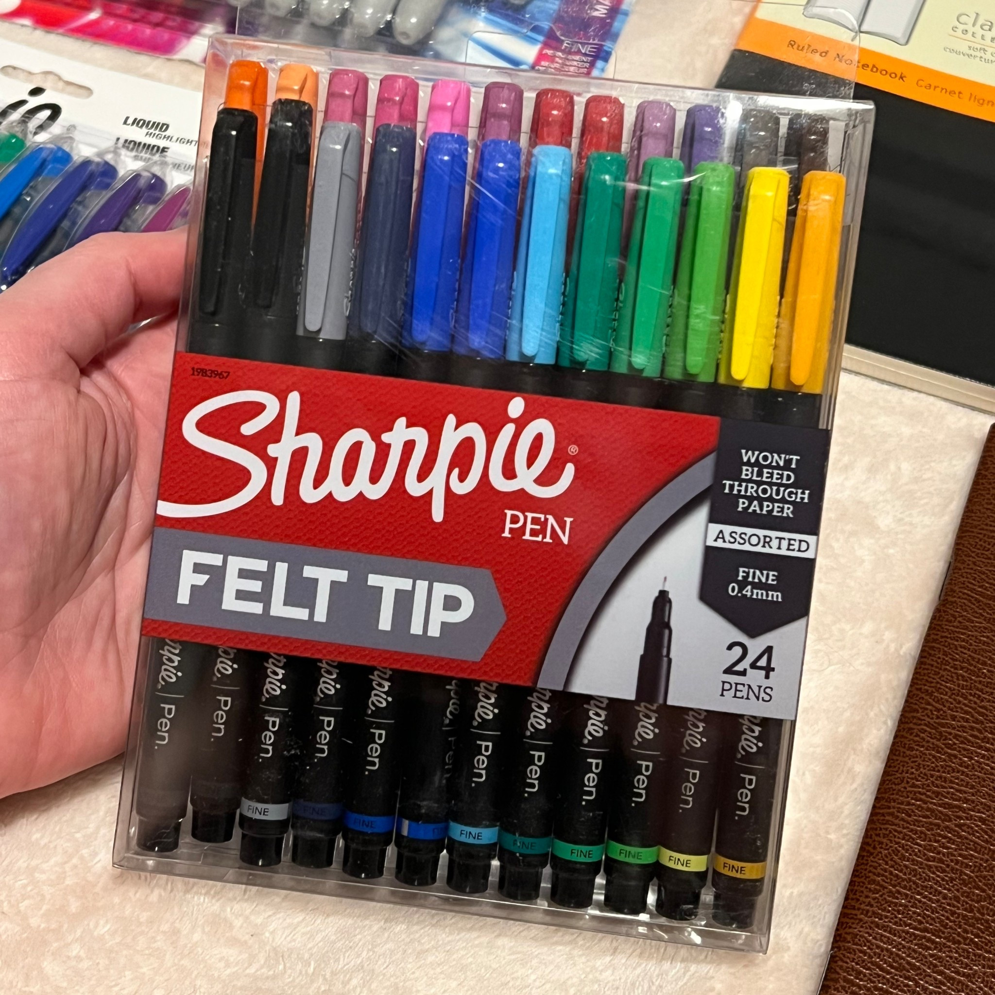 Just added to my collection👉🏼 Sharpie Felt Tip Pens 24 Pack

#LTKHome #LTKKids #LTKSaleAlert