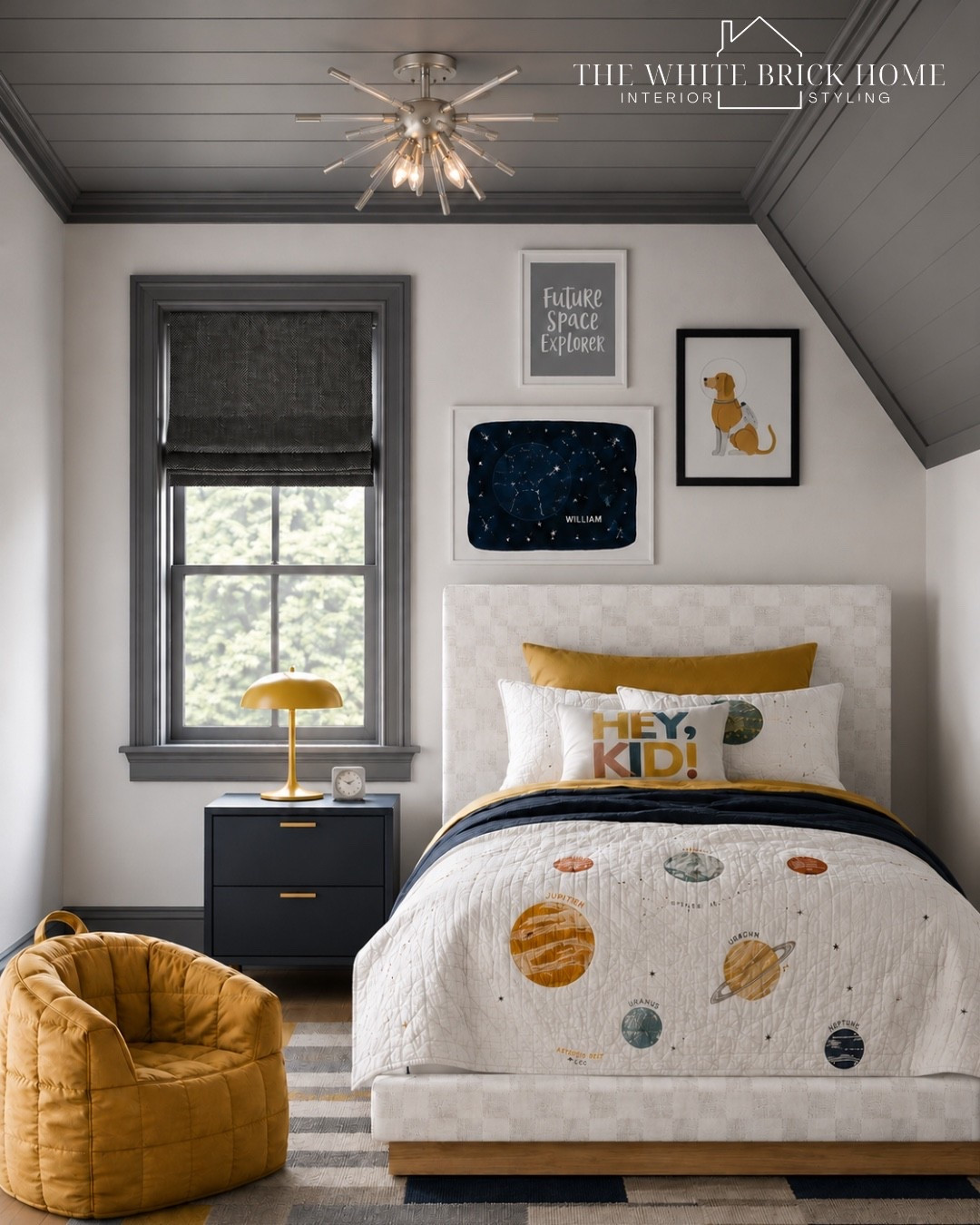The cutest little bedroom for a future space explorer! I love the mix of this planet and star wall art, especially paired with this fun bedding for a kids bedroom! 

Kids room, kids bedroom, space bedroom, astronaut bedroom, boys room ideas, boys room design, boys room bedding, boys room rug, boys room chair, toddler bedroom, boys room wall art, boys room design, kids bedroom space, kids bedroom planets, kids room decor, boys room bed, boys room furniture, boys room decor ideas, boys room lighting, home decor, kids room, kids room theme, navy boys bedroom, boys room decor, crate and kids, minted, crate and barrel, crate and kids, west elm

#LTKmomlife #LTKSaleAlert #LTKHome