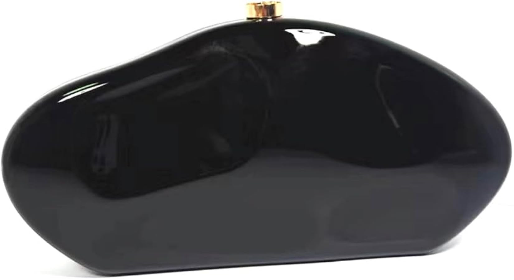 Acrylic Shell Clutch Purse for Women Metallic Evening Bag Large Designer Acrylic Handbag for Wedd... | Amazon (US)