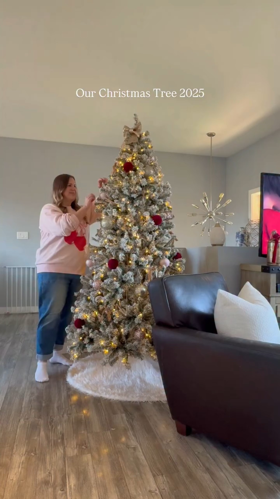 I added a pop of red to our tree this year and I have to say, I love it!!

Christmas tree
Flocked Christmas tree
King of Christmas
Flocked ornaments
Tree skirt
Amazon Christmas
Pink and red Christmas
Christmas decor 
Walmart Christmas decor
Fraiche collection 

#LTKhome #LTKholiday