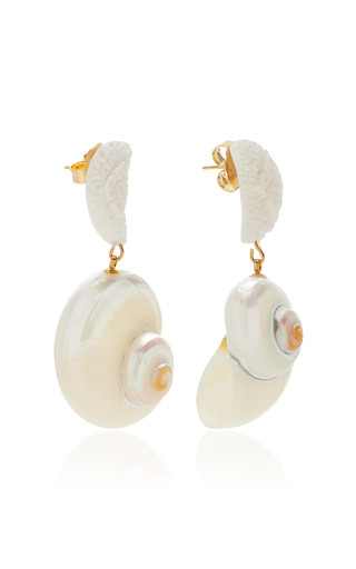 Capri Shell Earrings | Moda Operandi (Global)