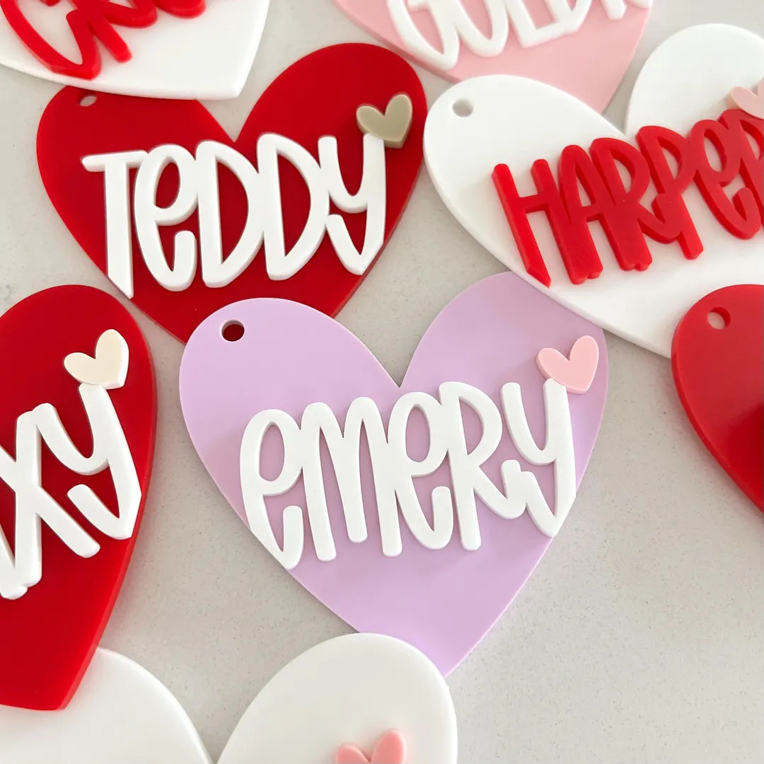 Valentines Day Tags Heart Tag Valentines Tags Valentines Basket Tag Valentine Heart Tag Love Bask... | Etsy (US)