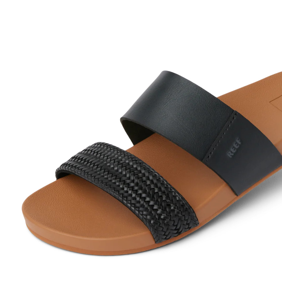 Women's Cushioned Open Back Sandals | Reef Cushion Vista Espresso Braid | REEF