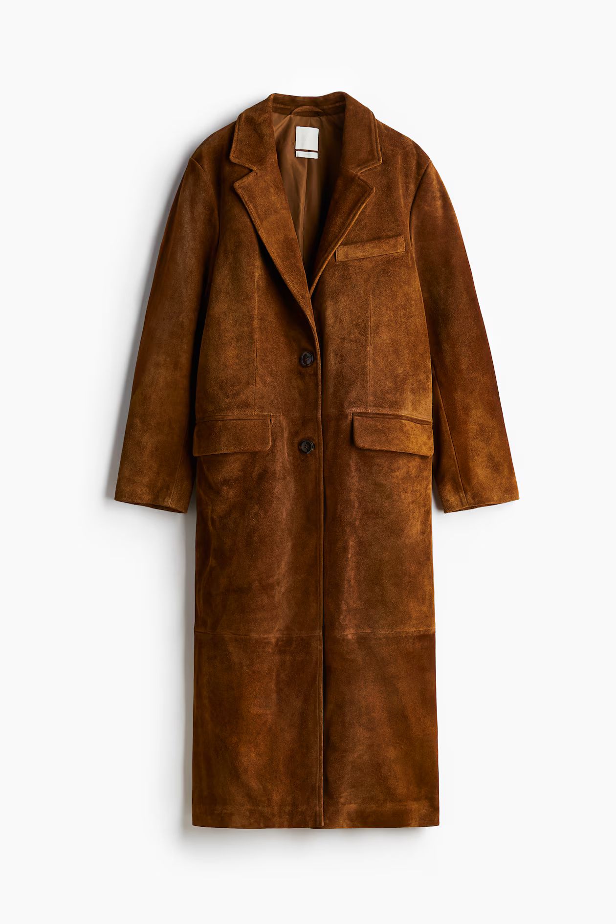 Oversized suede coat | H&M (UK, MY, IN, SG, PH, TW, HK)