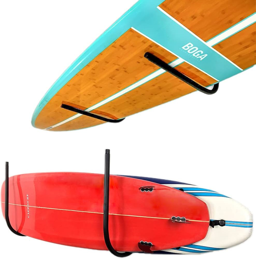 StoreYourBoard Standup Paddleboard and Surfboard Storage Rack, Ceiling and Wall Mount, Heavy-Duty... | Amazon (US)
