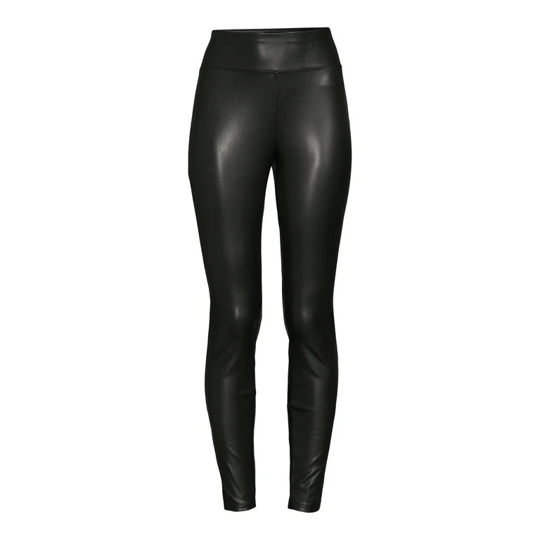 The Pioneer Woman Faux Leather Leggings, Womens | Walmart (US)