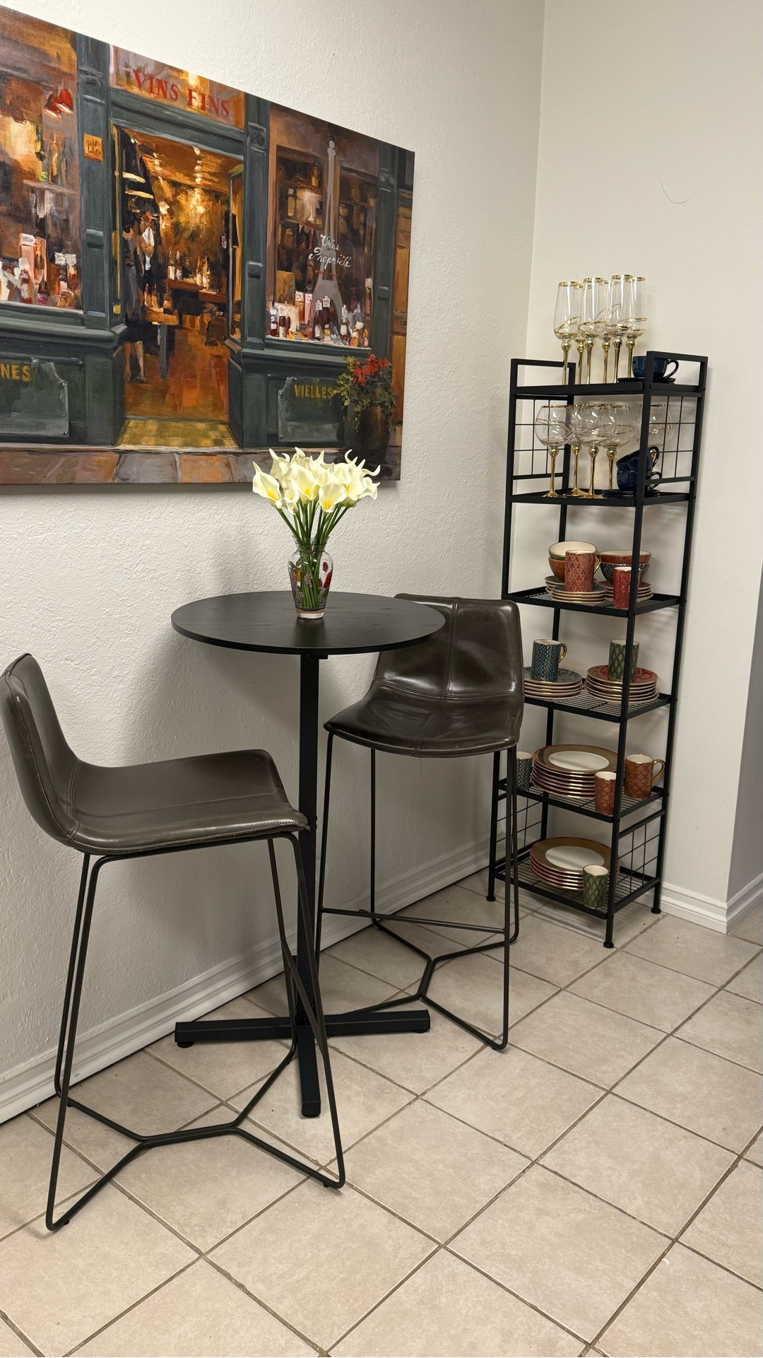 Very expensive dishes and glasses on a very inexpensive shelf, but it makes me happy.🦋

What do y’all think? 

#kitchen #storage #smallkitchen 

#LTKOver40 #LTKHome