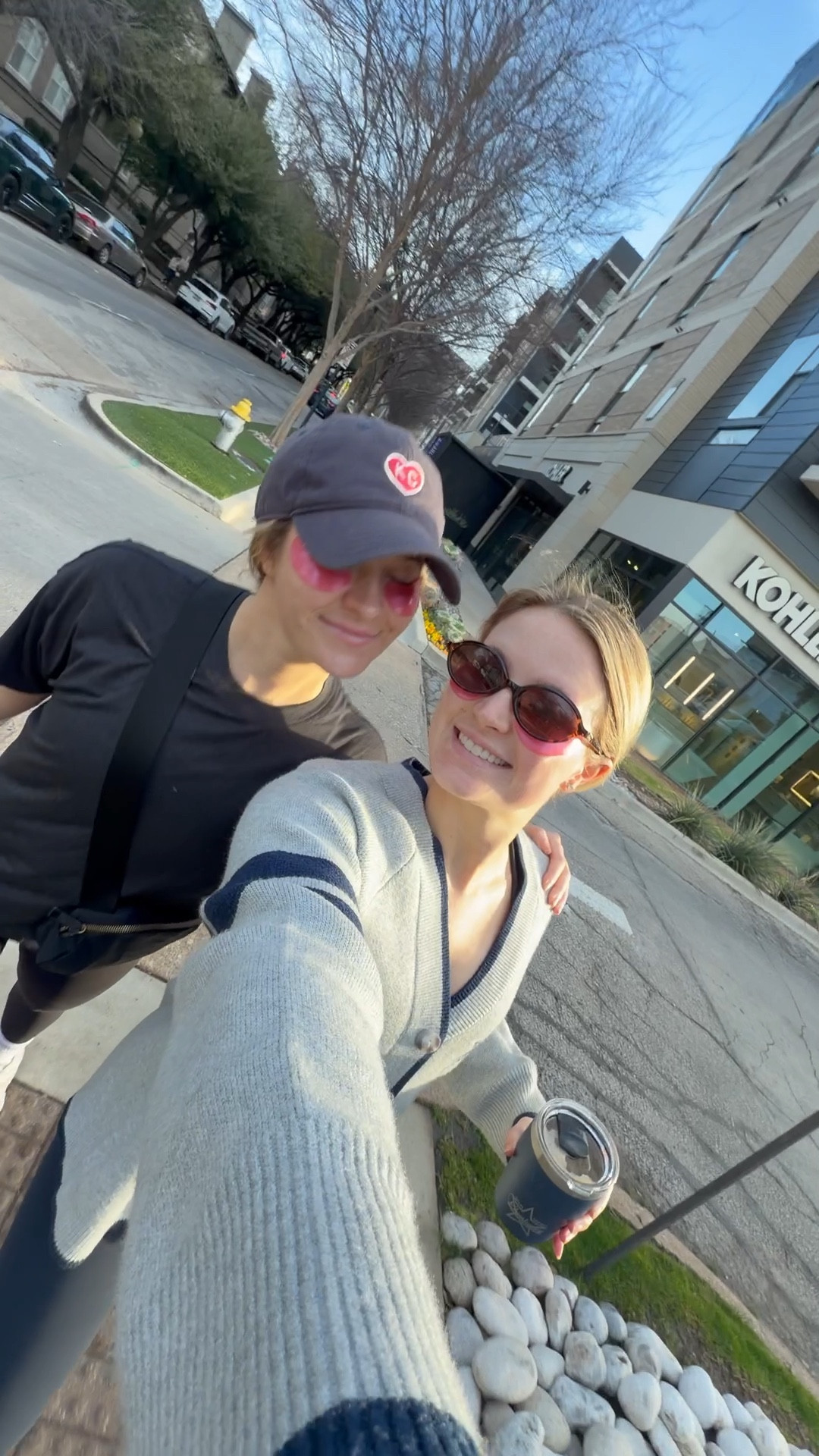 Our morning walk with our favorite eye patches! Best way to start the day 🤍

#LTKmorningroutine #LTKselfcare #LTKfitnessgoals