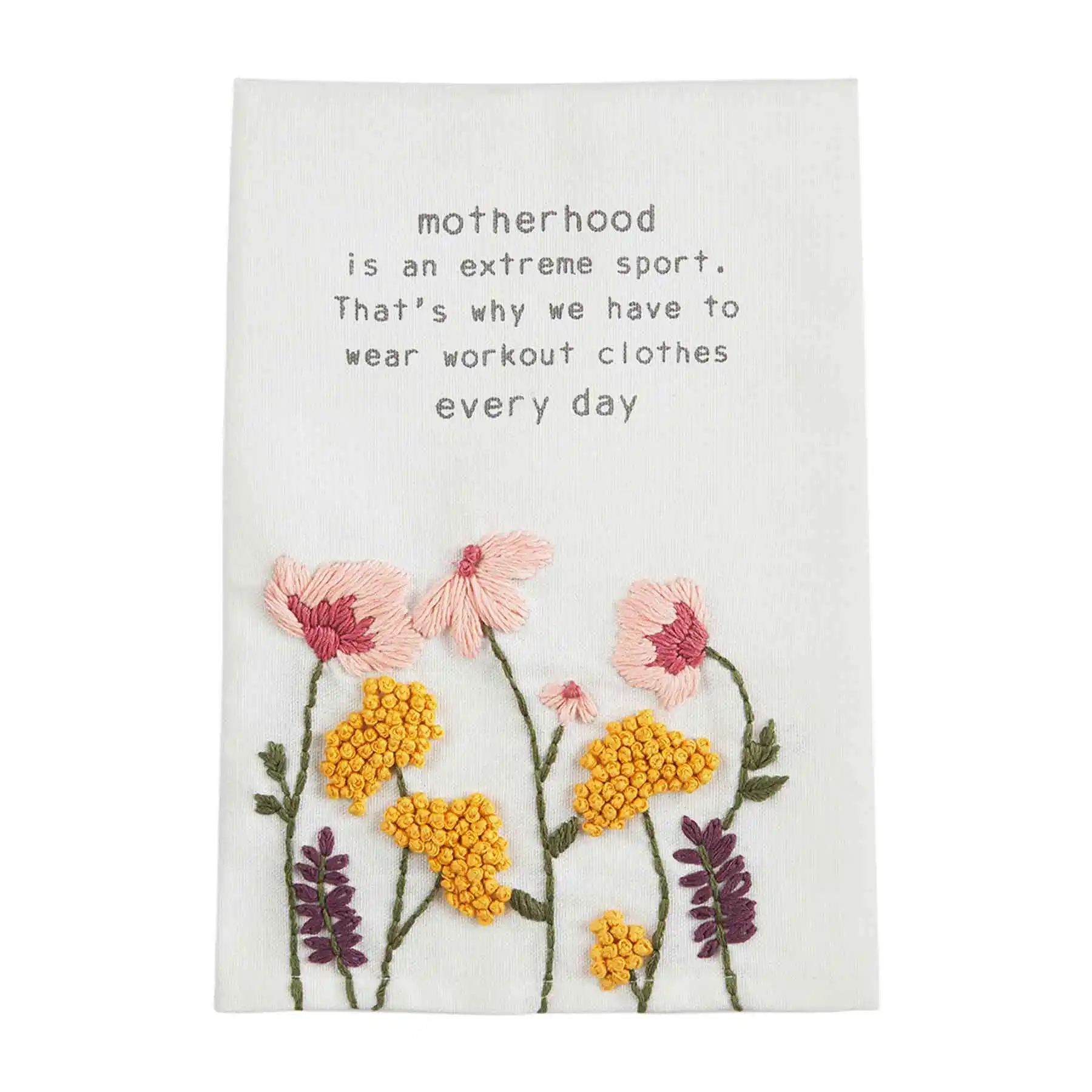 Motherhood Hand Towel | Mud Pie (US)