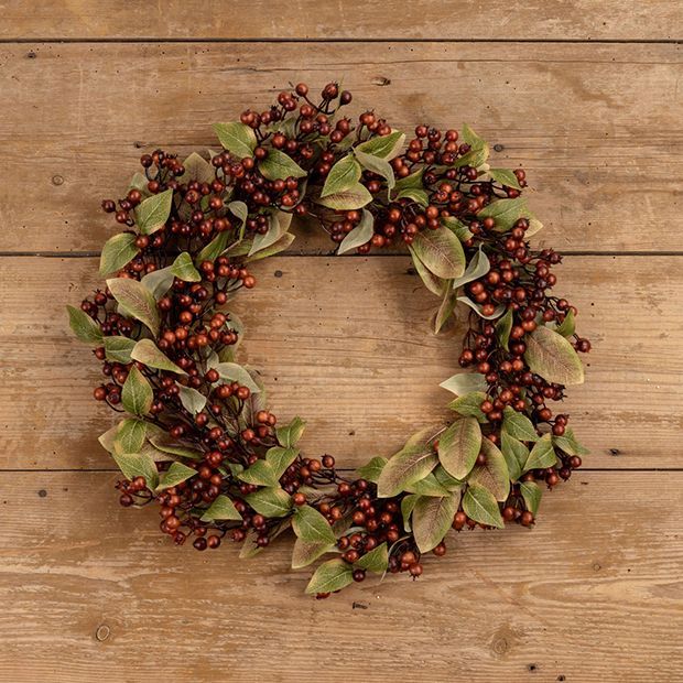 Fall Accents Rosehip Wreath | Antique Farm House