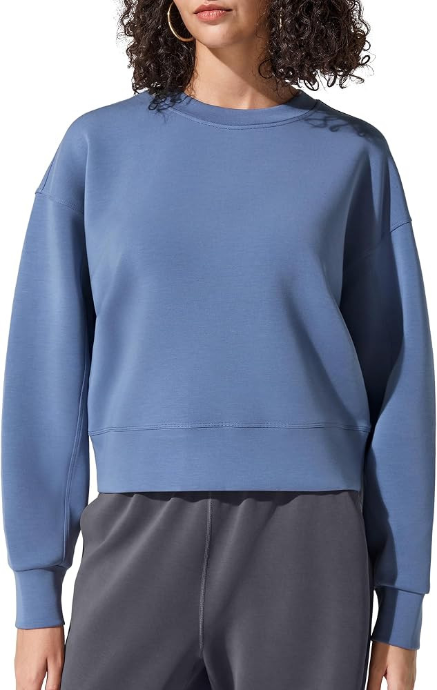 G4Free Smoofit Women's Sweatshirts Long Sleeve Crewneck Pullover Fall Tops | Amazon (US)