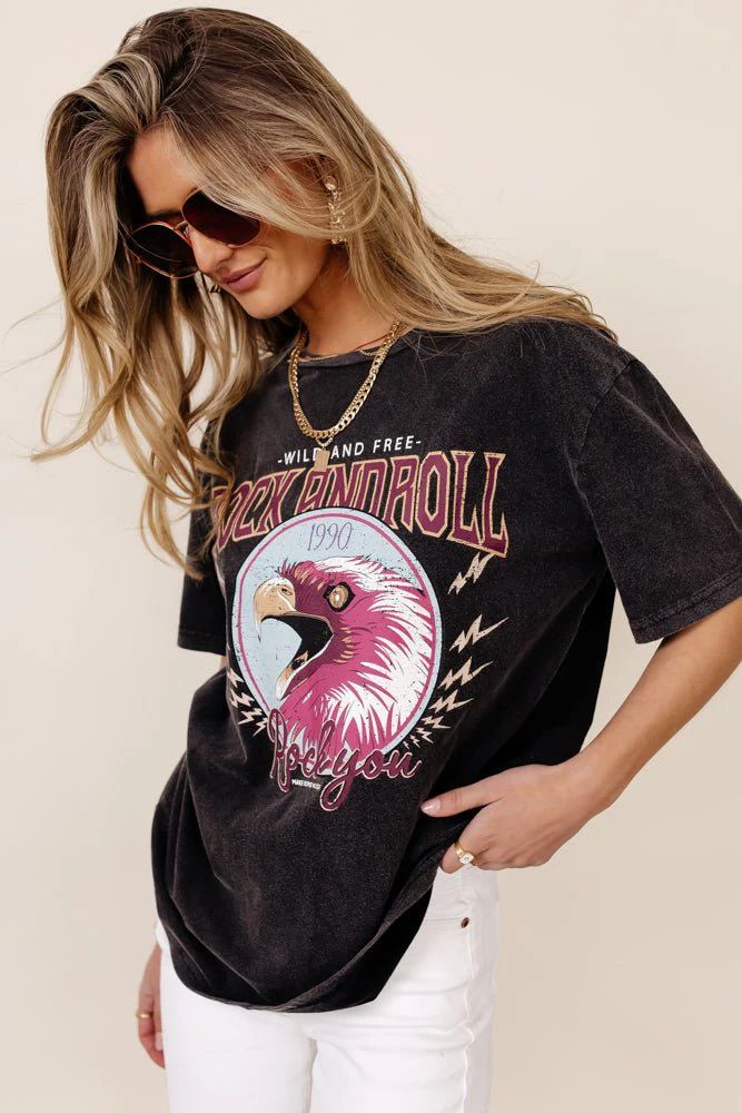 Rock and Roll Graphic Tee - böhme | Bohme