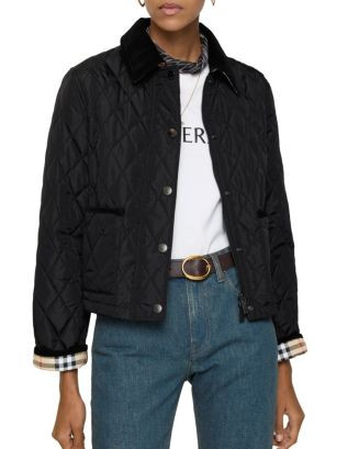 Cropped Quilted Nylon Jacket | Bloomingdale's (US)