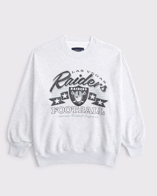 NFL Las Vegas Raiders Vintage Sunday Crew | NFL Women's NFL Collection | Abercrombie.com | Abercrombie & Fitch (US)