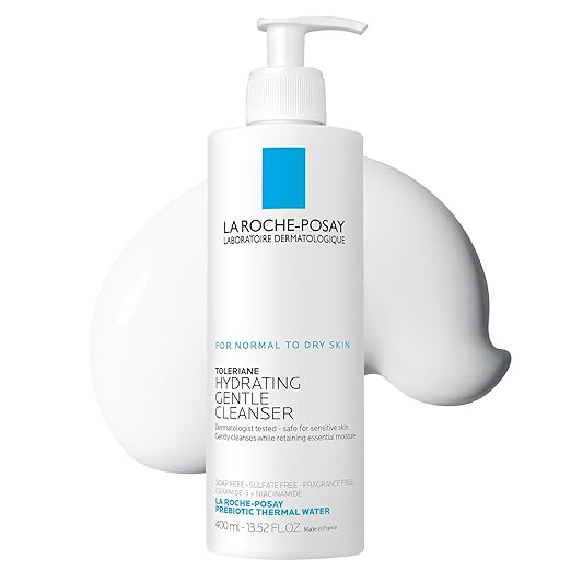 La Roche-Posay Toleriane Hydrating Gentle Face Cleanser | Hydrating Facial Cleanser With Niacinam... | Amazon (US)