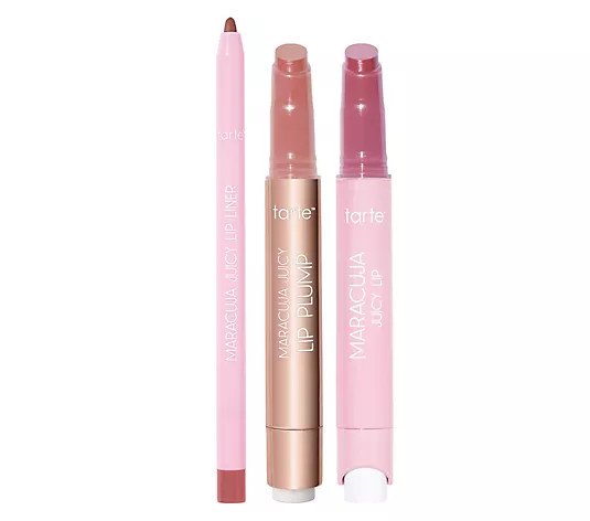 tarte Maracuja Must Have Mauves 3pc Lip Kit | QVC