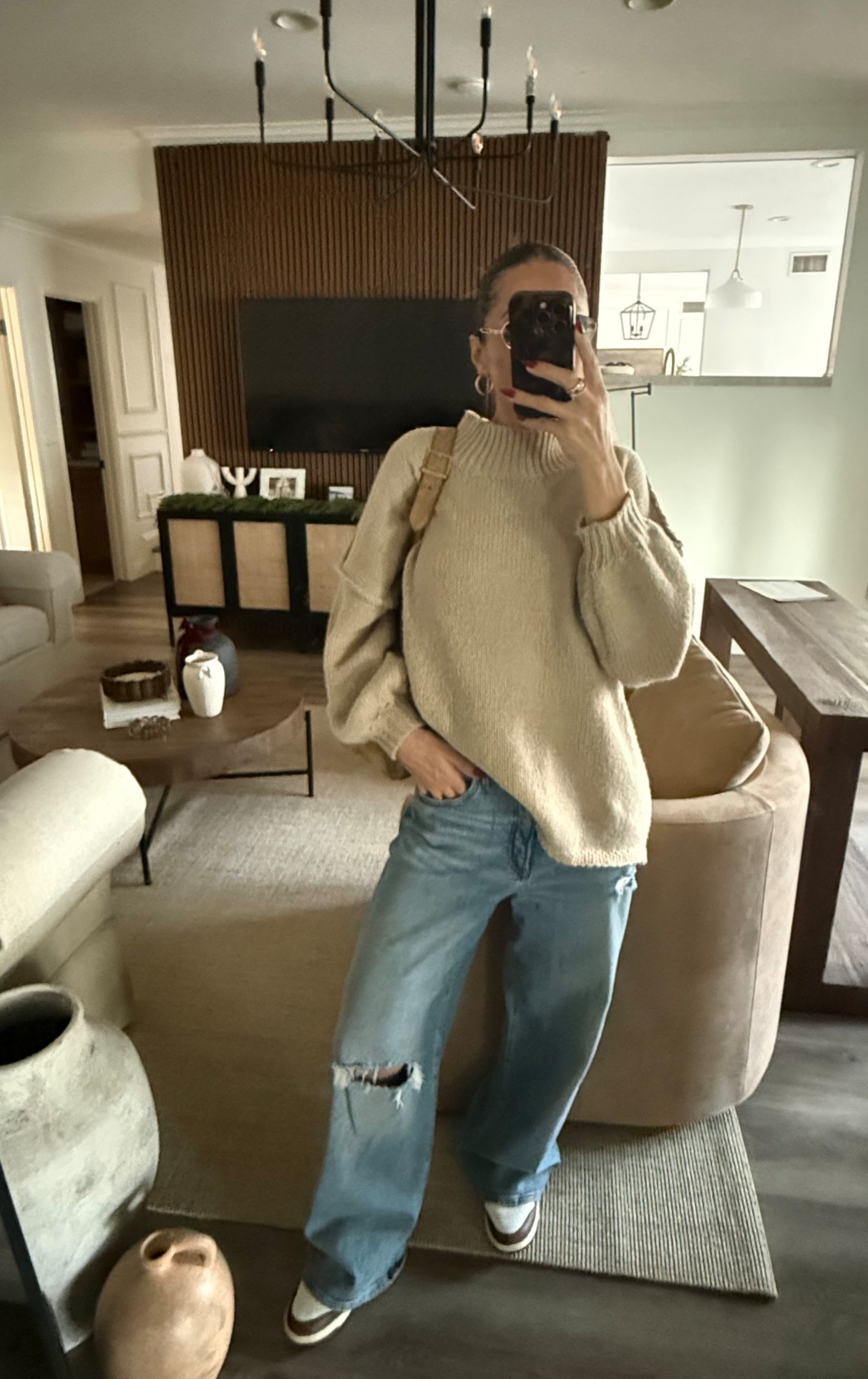 Forever a baggy clothes girlie and these jeans are my favs!! Wearing size 2.  They run oversized so keep that in mind when ordering your size .  

#LTKGiftGuide #LTKootd #LTKHoliday