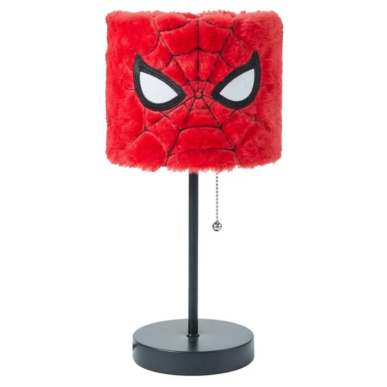 Marvel Spiderman 15" Plush Shade Stick Lamp, Red | Walmart (US)