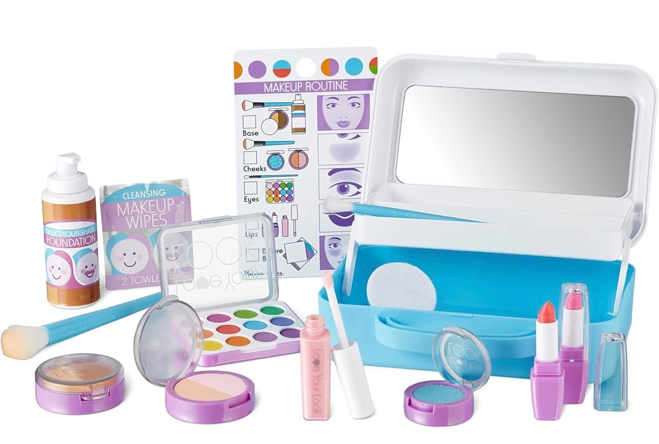 Pretend makeup only $15.49! Run!! Melissa and Doug. Melissa and Doug toys. Easter gifts. Girls toys. Girls makeup. Pretend makeup. Pretend play. Playroom toys. Girls room 

#LTKgrwm #LTKKids #LTKSaleAlert