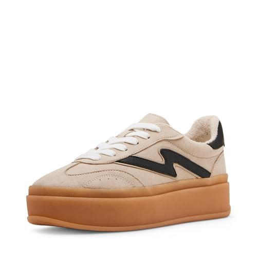 Madden Girl Women's Mightty Sneaker, Taupe Multi, 7.5 | Amazon (US)