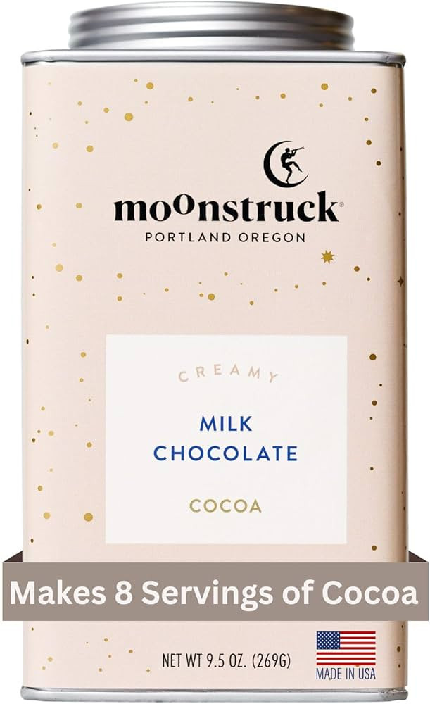 Moonstruck Chocolate Creamy Milk Chocolate Hot Cocoa Mix, 9.5oz (Pack of 1) | Amazon (US)
