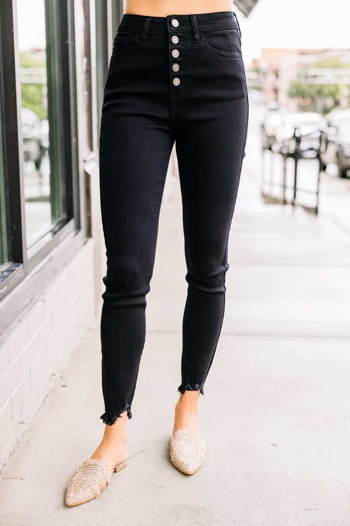 KanCan: Going Up Black High Waist Skinny Jeans | The Mint Julep Boutique