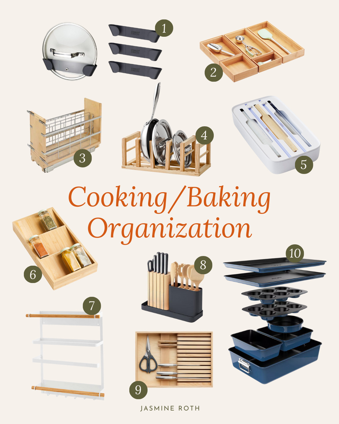 Kitchen Cooking/Baking Organization 

 #LTKU #LTKHome #LTKFindsUnder50