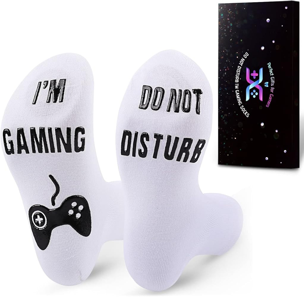 Do Not Disturb I'M Gaming Socks, Teenage Gifts Idea Teens Stocking Stuffers Gamer Sock Gifts for ... | Amazon (US)