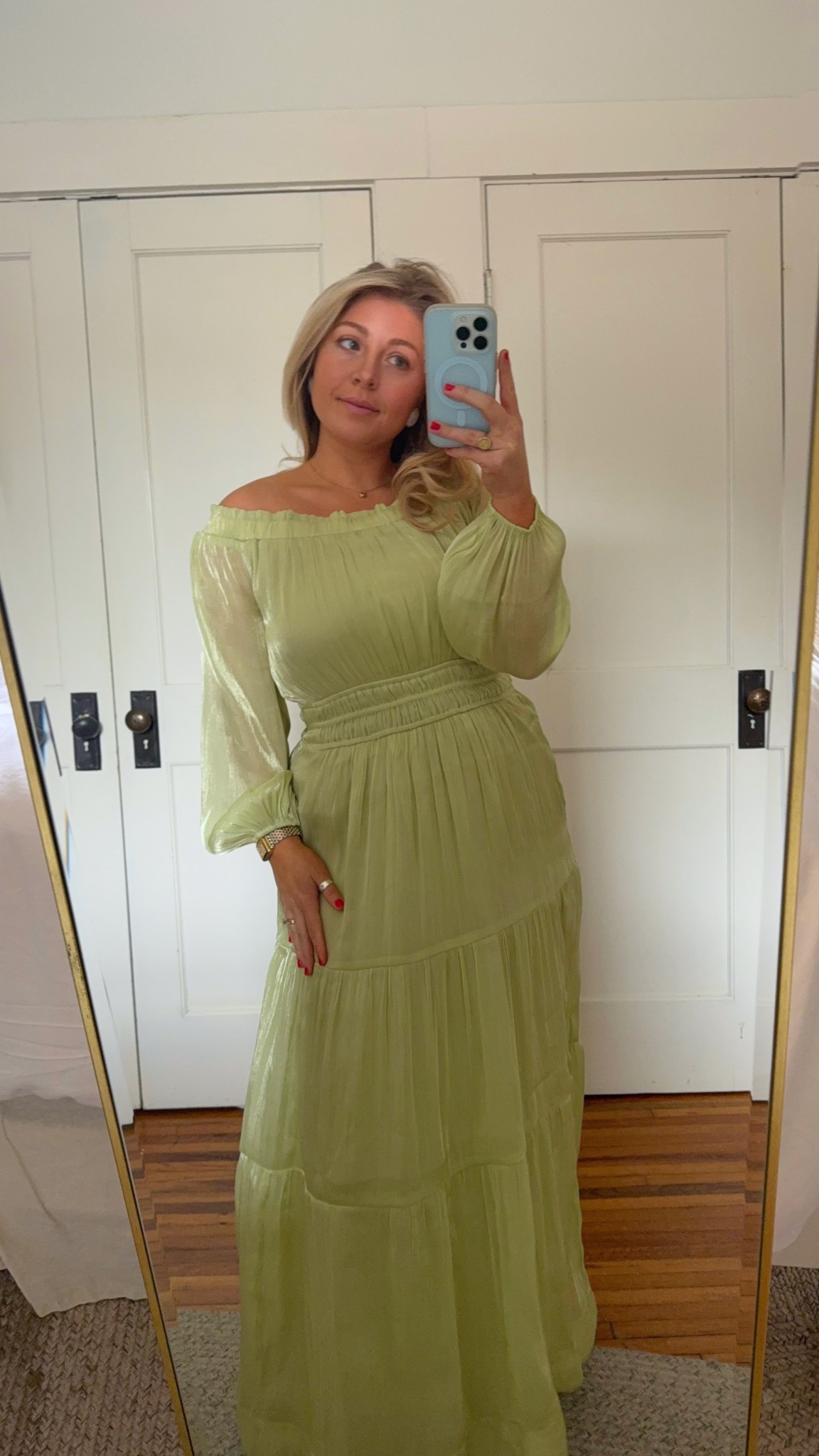 Light green wedding guest dress / shower guest dresss

FIT SIZING: Fits very oversized! If you’re between size down. 

#LTKgrwm #LTKMidsize #LTKootd