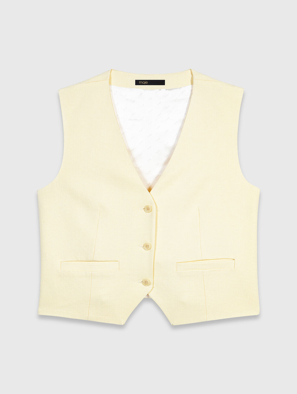 Tailored jacket Yellow / Orange for Women | Maje | Maje EU