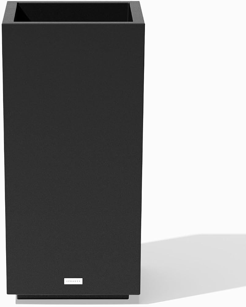 Veradek Block Series Pedestal Planter - Tall Planter for Indoor or Outdoor Front Porch | All-Weat... | Amazon (US)