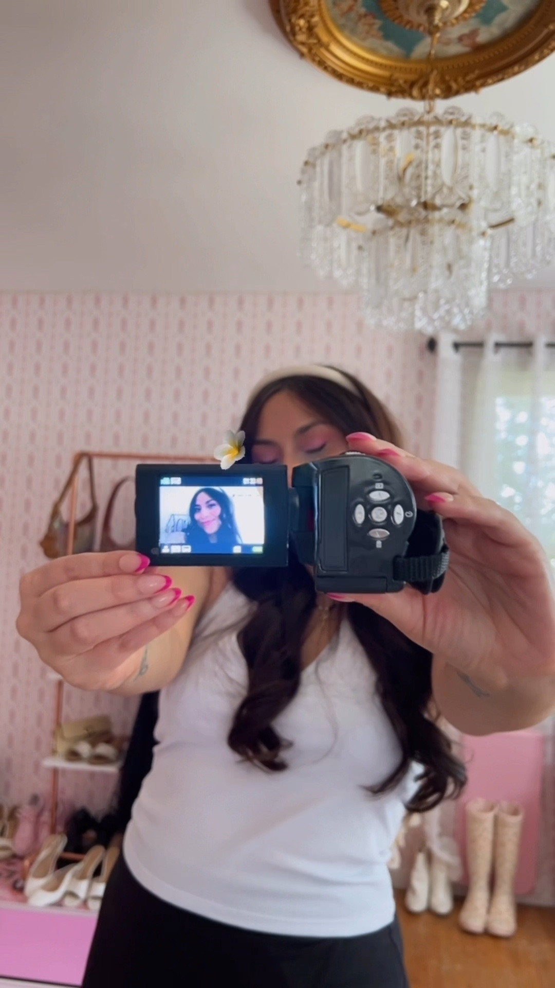 Had to get one of these video cameras from Amazon to get me that nostalgic feeling to my home videos that I'm missing. I've been recording videos all weekend and I'm obsessed already #videocamera #nostalgic 💗📹

#LTKvlog #LTKTravel #LTKSaleAlert