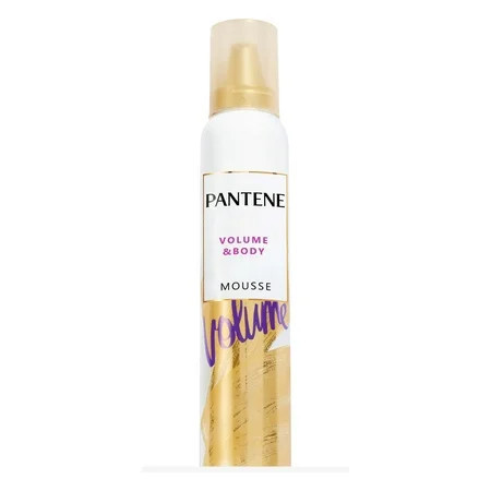 Pantene Volume Mousse Boosts Fine Flat Hair for Max Fullness 6.6 oz | Walmart (US)