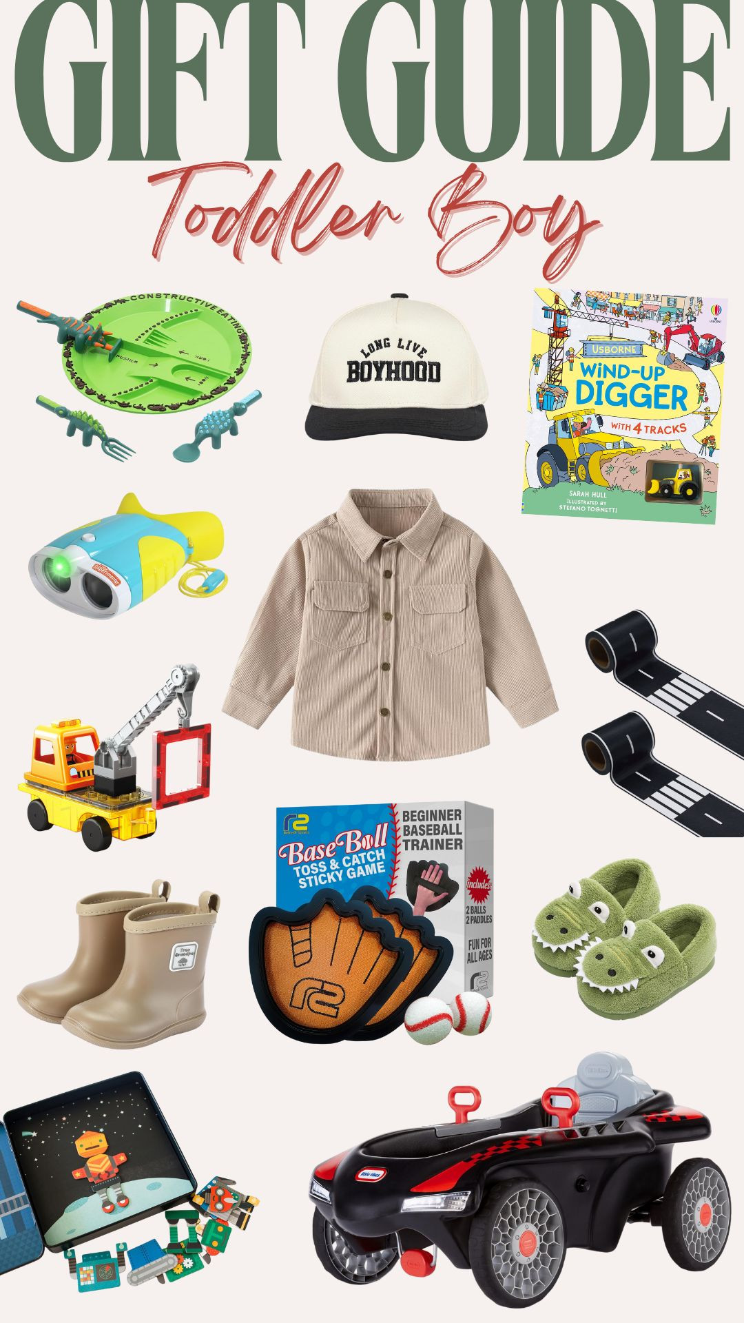 Toddler boy gift guide. Christmas shopping. Boy mom. Mom hack. Must have. Toys. Play. Screen free activities. Birthday. Gifting. 

#LTKKids #LTKGiftGuide #LTKFindsUnder100