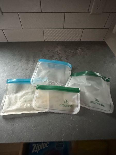 These bags are a favorite find! Reusable plastic bags that are also dishwasher safe! Found on Amazon and eco-friendly.

#LTKbaby #LTKhome #LTKfamily
