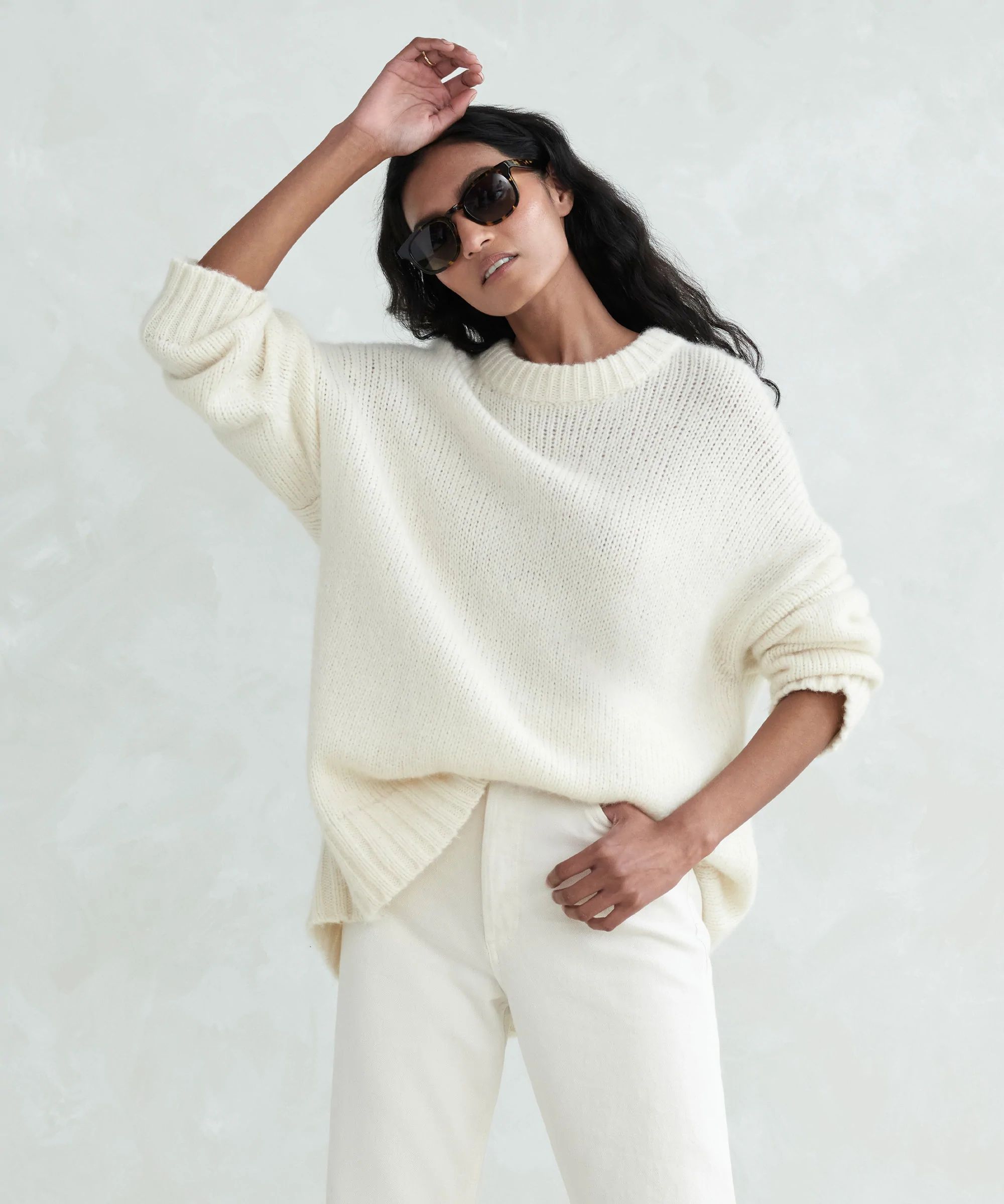 Alpaca Cocoon Crewneck | Jenni Kayne