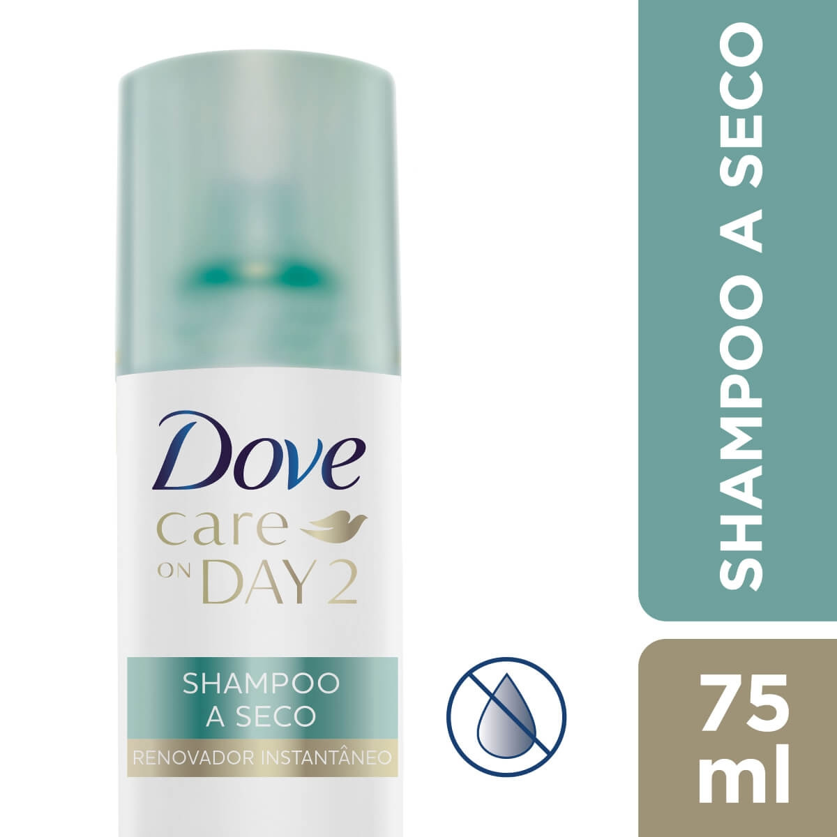 Shampoo a Seco Dove Care On Day 2 Renovador Instantâneo 75ml | Onofre BR