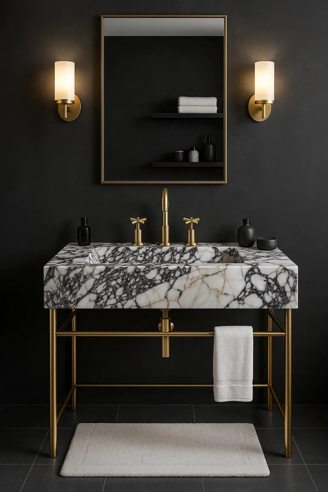 Luxury Calacatta Viola Marble Sink, Viola Premium Hand Carved Marble Wash Basin, Custom Size High... | Etsy (US)