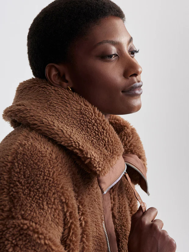 Logan Sherpa Coat | Varley US | Varley USA