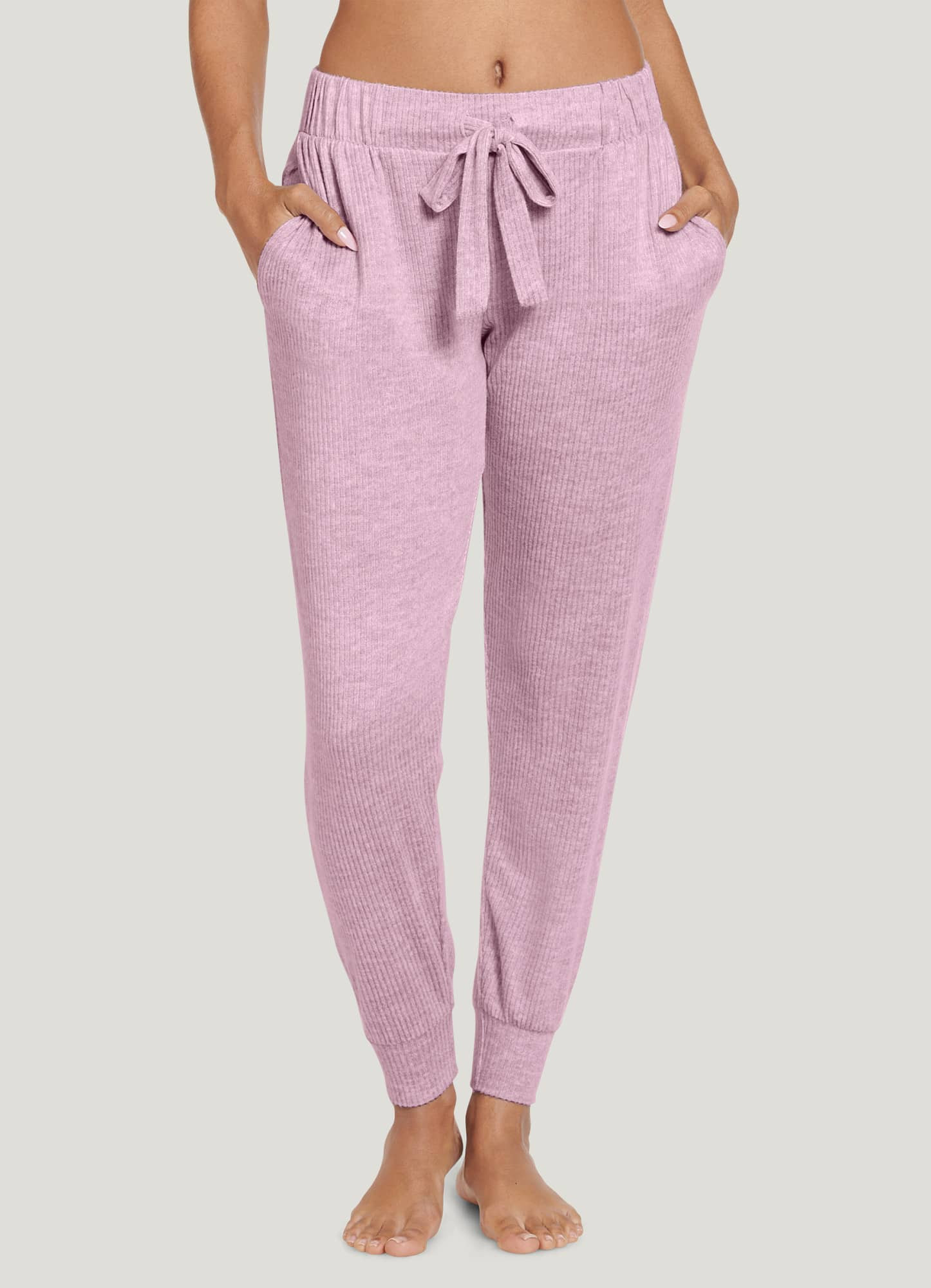 Jockey Luxe Lounge Brushed Ribbed Jogger | Jockey