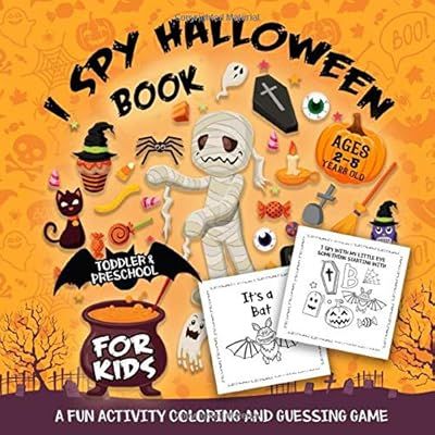 I Spy Halloween Book for Kids Ages 2-5: A Fun Activity Spooky Scary Things & Other Cute Stuff Col... | Amazon (US)