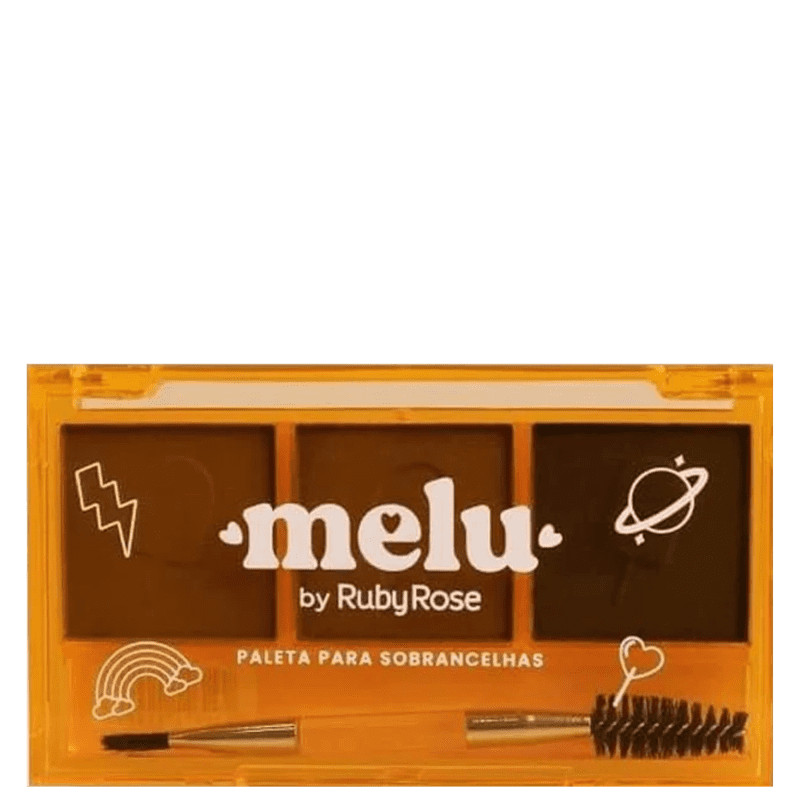 Paleta para Sobrancelha Ruby Rose Melu | Beleza na Web | Beleza Na Web (BR)