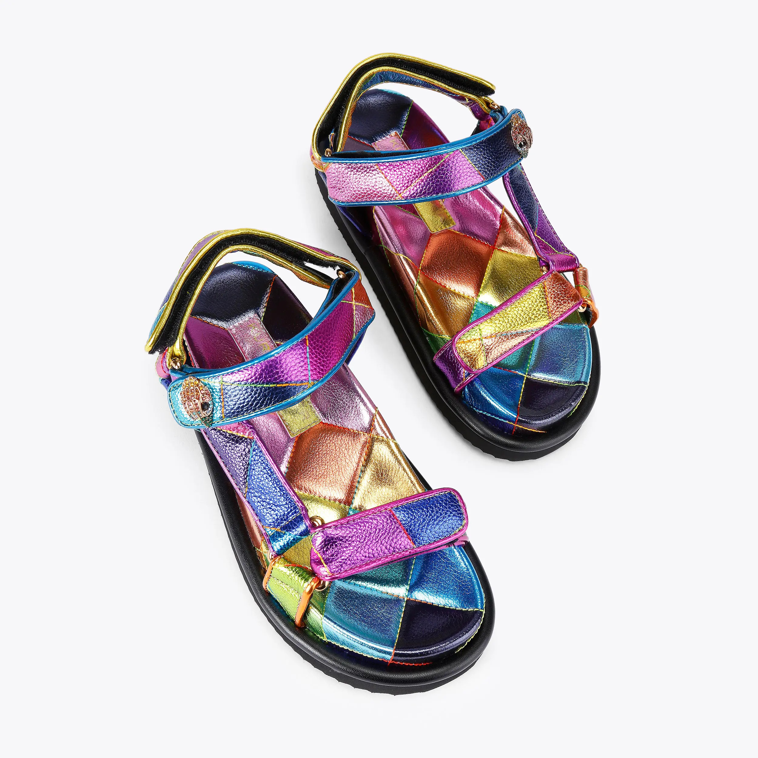 ORSON SANDAL Metallic Rainbow Sandal by Kurt Geiger London | Kurt Geiger US
